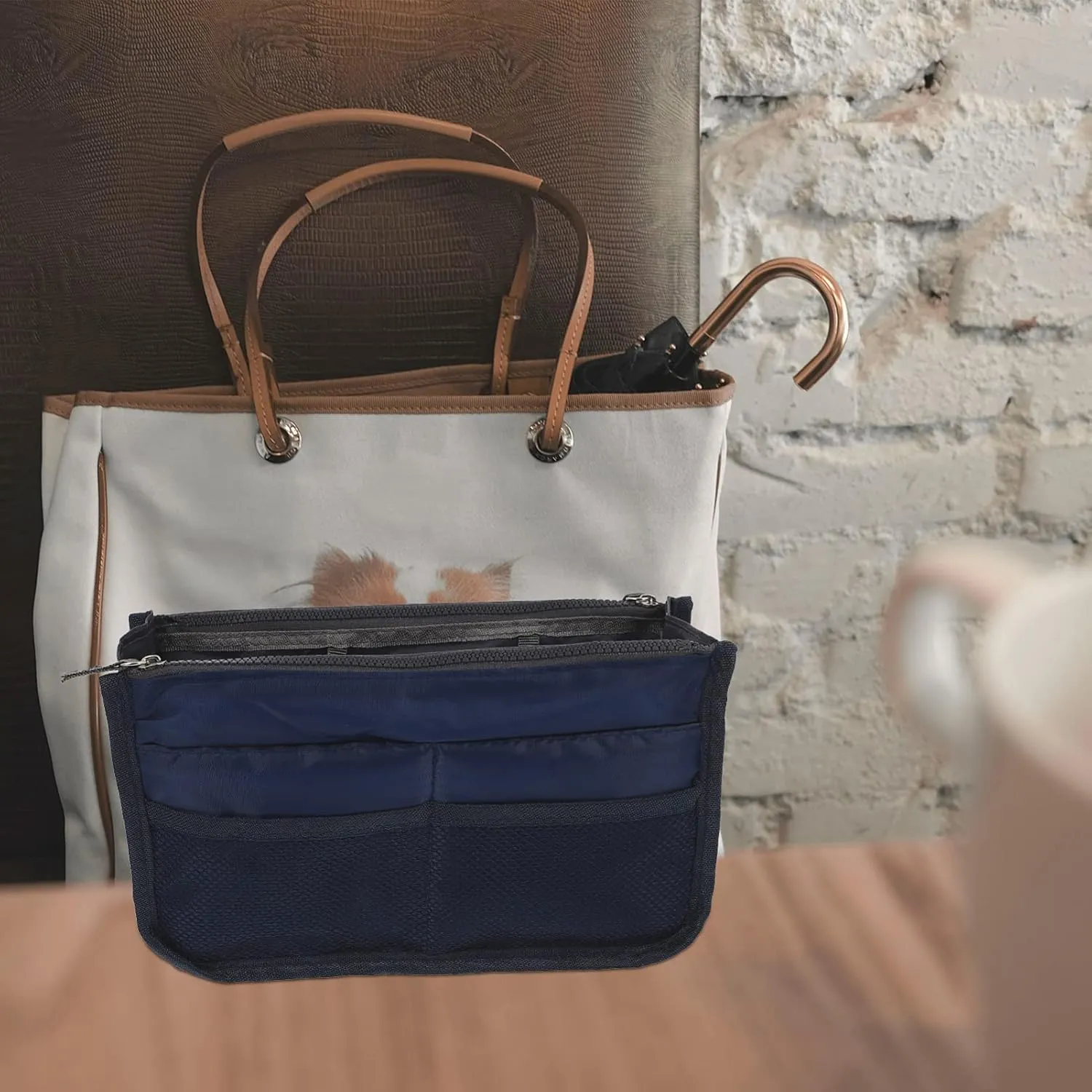 1pc Handbag Liner Cosmetics Storage Bag Travel Storage Bag Multipurpose Bag Liner Large Capacity Storage Bag Useful Bag Liner Makeup Storage Bag Creative Clutch Liner