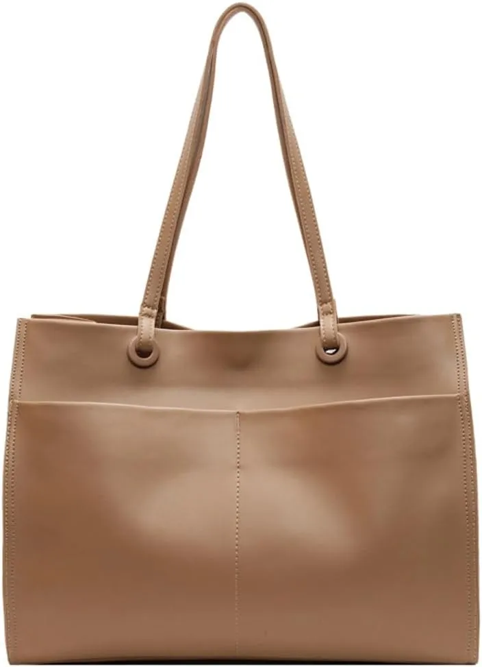 2 Pcs Slouchy PU Leather Hobo Bags Women Trendy Crescent Crossbody Purse Top-handle Satchels Shoulder Bag Tote Handbag