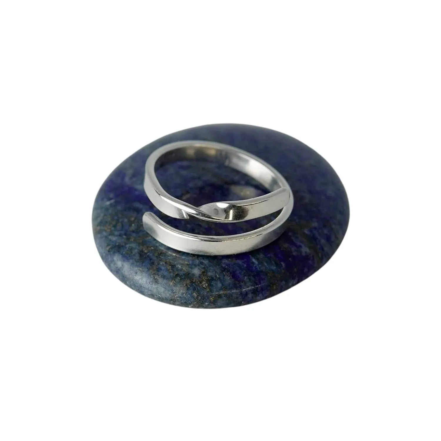Adjustable Sterling Silver Twist Ring
