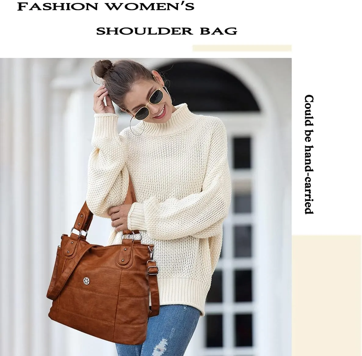 Angel Kiss Hobo Purses for Women Multi-Color Striped Lattice Cross Body Shoulder Purse Bag Tote Handbag