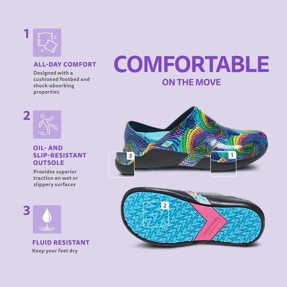 Anywear Journey Mens and Womens Clogs - Lightweight Waterproof Shoes with Superb EVA Cushioning for Gardening, Food Service, Medical Professionals