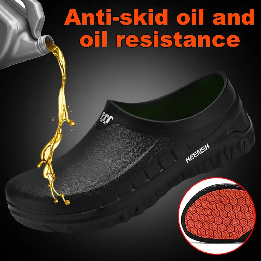 Armadillo Chef Shoes for Men 2025 Newly Slip Resistant, Lightweight Waterproof Armadillo Clogs for Women, Ideal Work Shoes for Kitchens