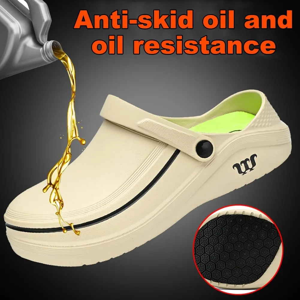 Armadillo Clogs for Men Women,Armadillo Chef Shoes Waterproof Work Shoes for NurseSafety Oil Resistant Clogs