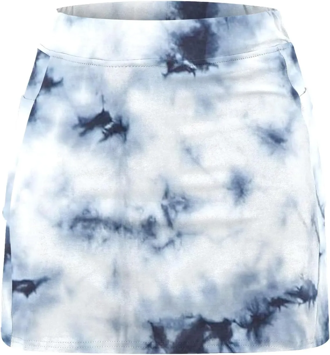 Athletic Skorts for Woman Elastic Cross Hight Waisted Tennis Yoga Shorts Skirts with Pockets Tummy Control Joggers