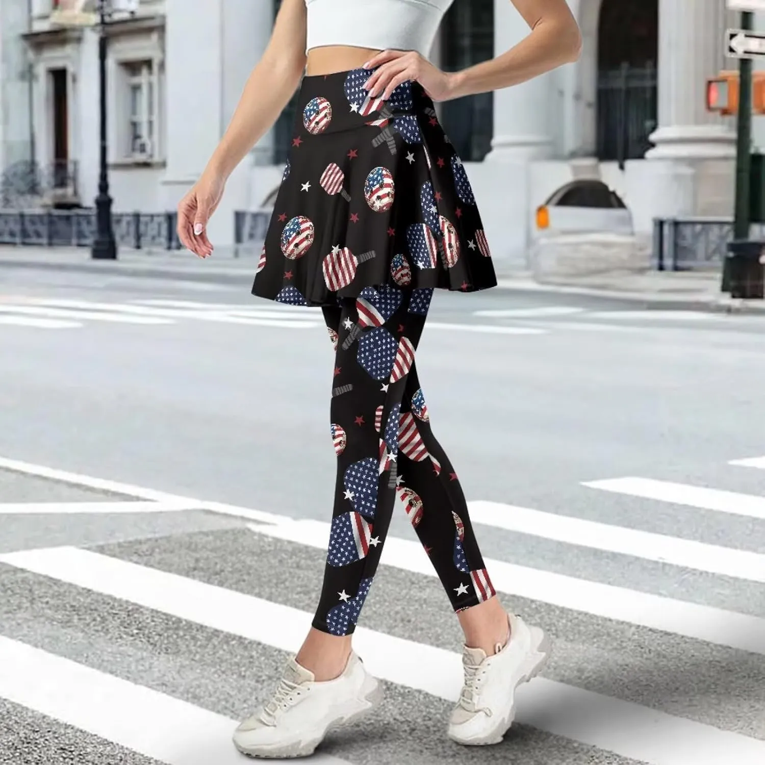 Athletics Skirts with Leggings Pickleball Pants for Women Skirted Leggings with Pockets Athletic Skirts Leggings