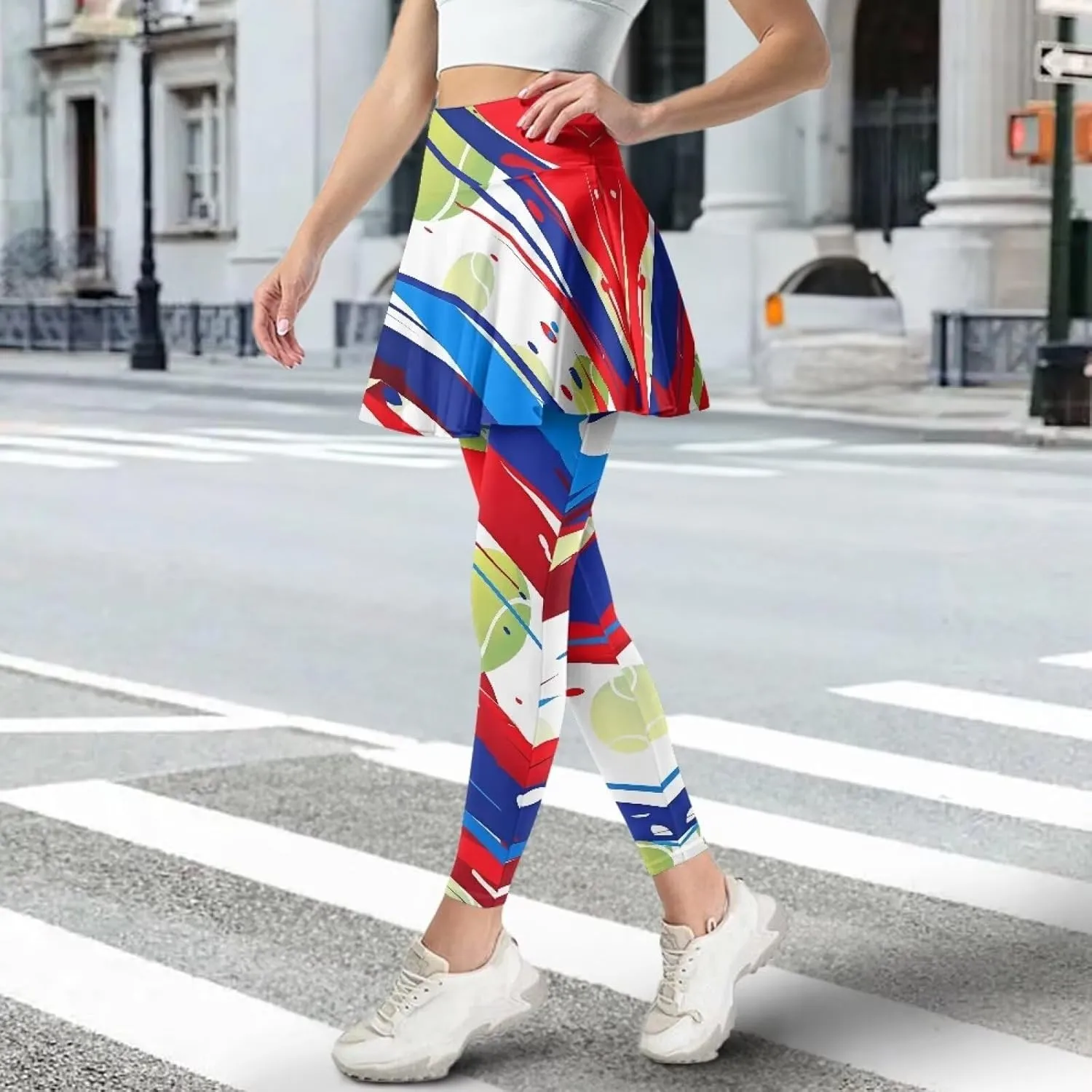Athletics Skirts with Leggings Pickleball Pants for Women Skirted Leggings with Pockets Athletic Skirts Leggings