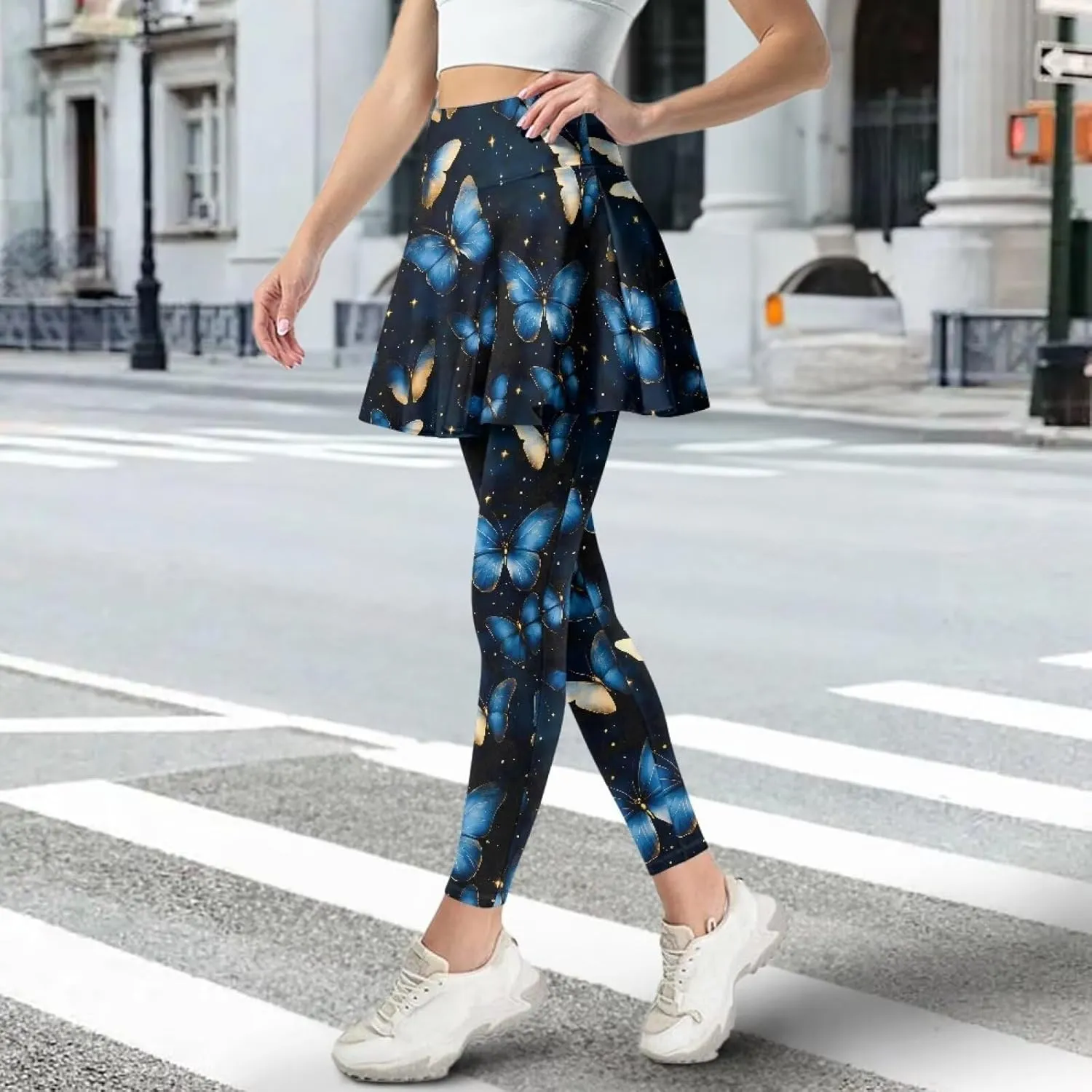Athletics Skirts with Leggings Pickleball Pants for Women Skirted Leggings with Pockets Athletic Skirts Leggings