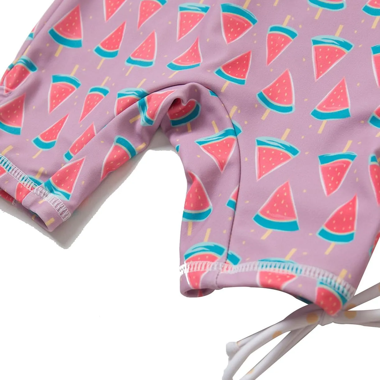 Baby Girl Bathing Suit Long Sleeve UPF 50  Sun Protection Come with a Hats