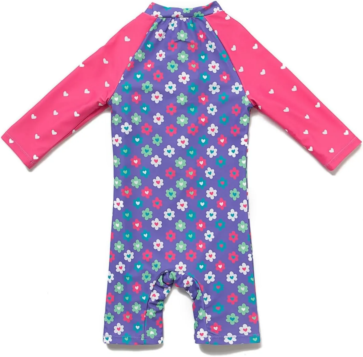 Baby Girl Bathing Suit Long Sleeve UPF 50  Sun Protection Come with a Hats