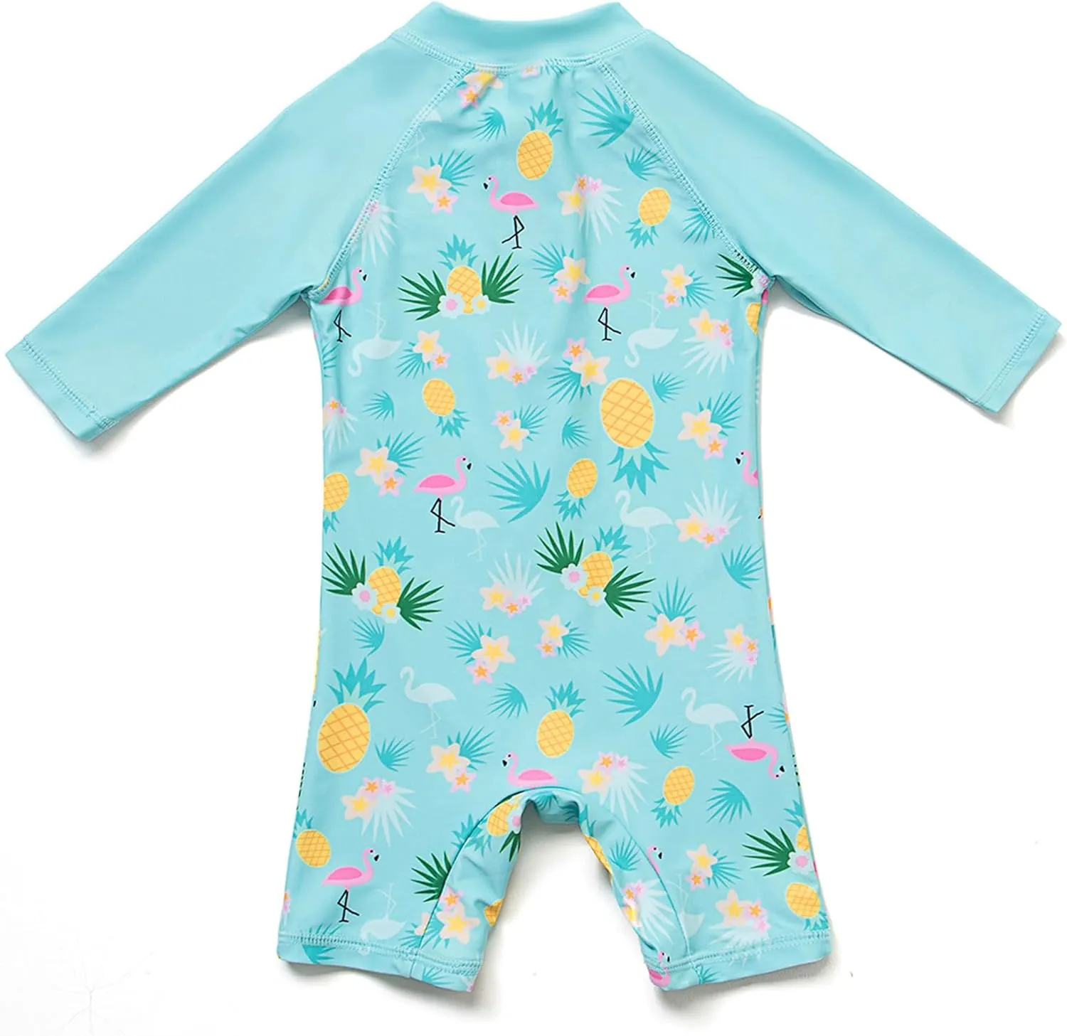 Baby Girl Bathing Suit Long Sleeve UPF 50  Sun Protection Come with a Hats