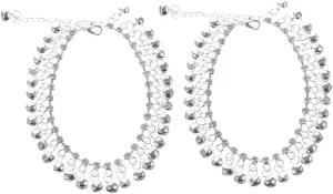 BESPORTBLE Decorative Anklet Bells Chain Bells Bracelet Anklet for Women Vintage Ethnic Ankle Jewelry Perfect for Beach Outings