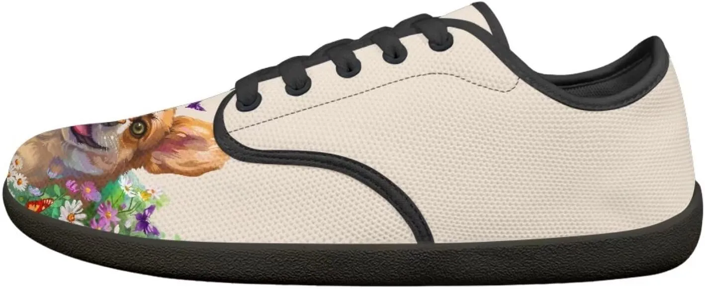 Binienty Lace Up Sneakers for Women Fashion Flats Wide Width Barefoot Zero Drop Shoes Travel Shoe