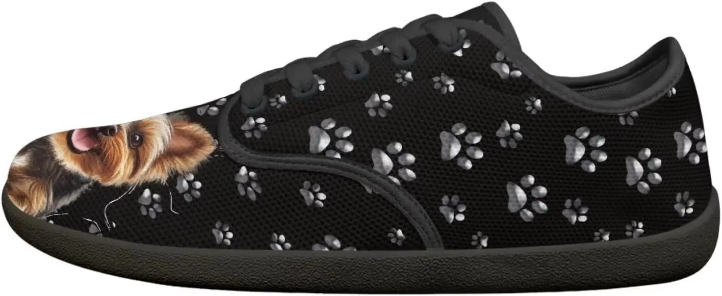 Binienty Lace Up Sneakers for Women Fashion Flats Wide Width Barefoot Zero Drop Shoes Travel Shoe