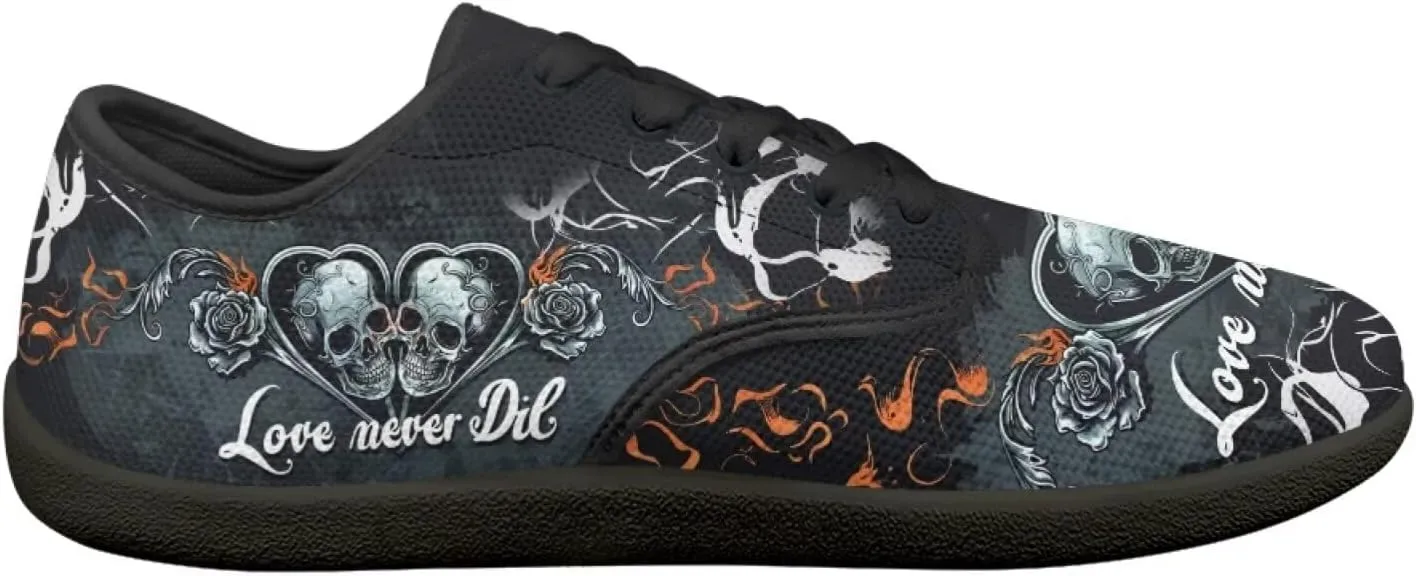 Binienty Lace Up Walking Sneakers for Women Men Zero Drop Sole Barefoot Shoes Wide Width Flats