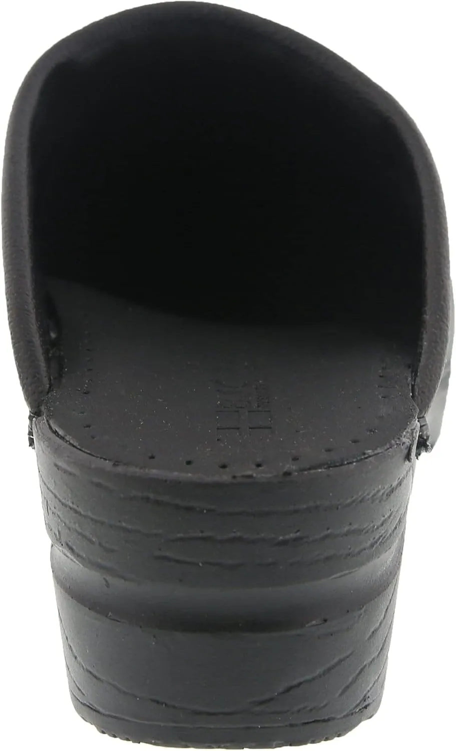 Bjork Women's PU Open Back Leather Clogs