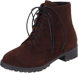 Black Booties for Women Ankle Black Wedge Booties Women Wide Width Boots Work Boot Shoe Laces Men Closed Back Lightweight Breathable Closed Toe Wide Fit Available