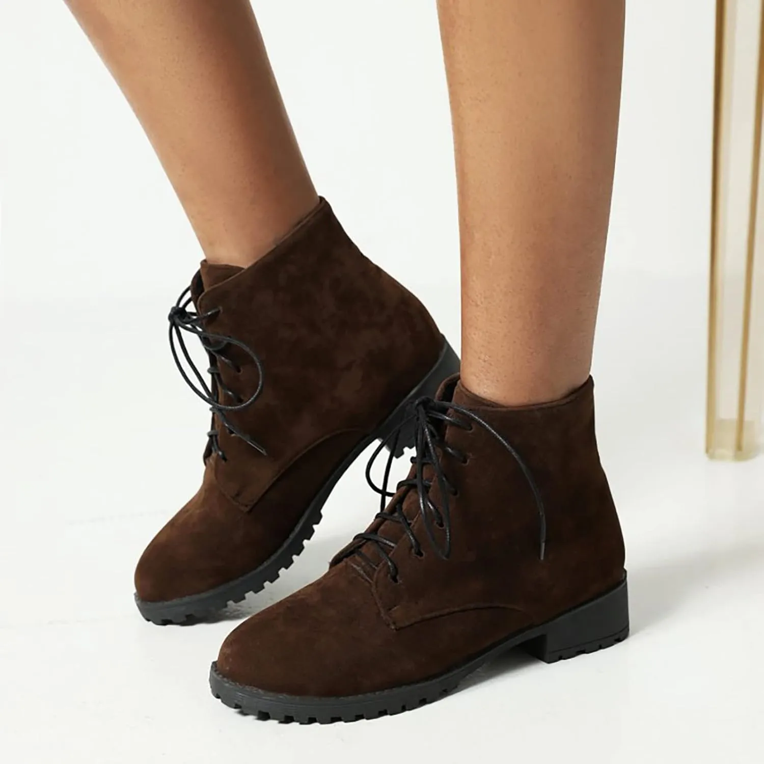 Black Booties for Women Ankle Black Wedge Booties Women Wide Width Boots Work Boot Shoe Laces Men Closed Back Lightweight Breathable Closed Toe Wide Fit Available