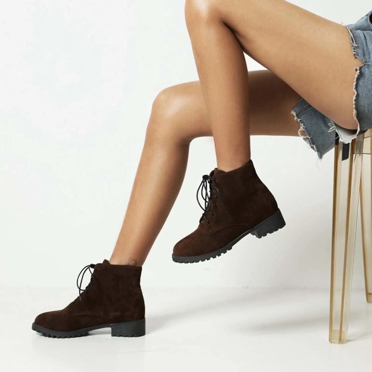 Black Booties for Women Ankle Black Wedge Booties Women Wide Width Boots Work Boot Shoe Laces Men Closed Back Lightweight Breathable Closed Toe Wide Fit Available