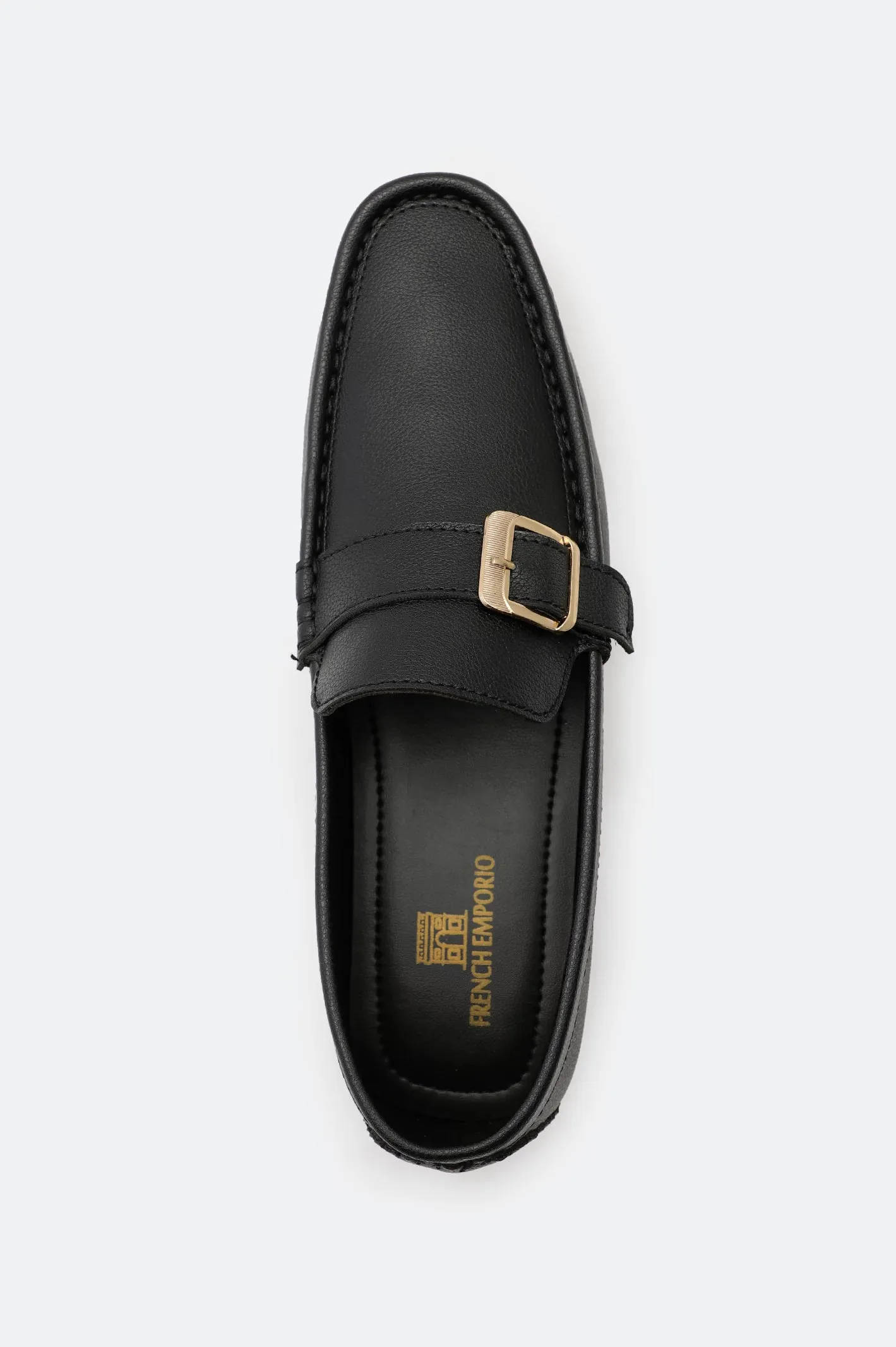 Black Casual Mocassins Shoes