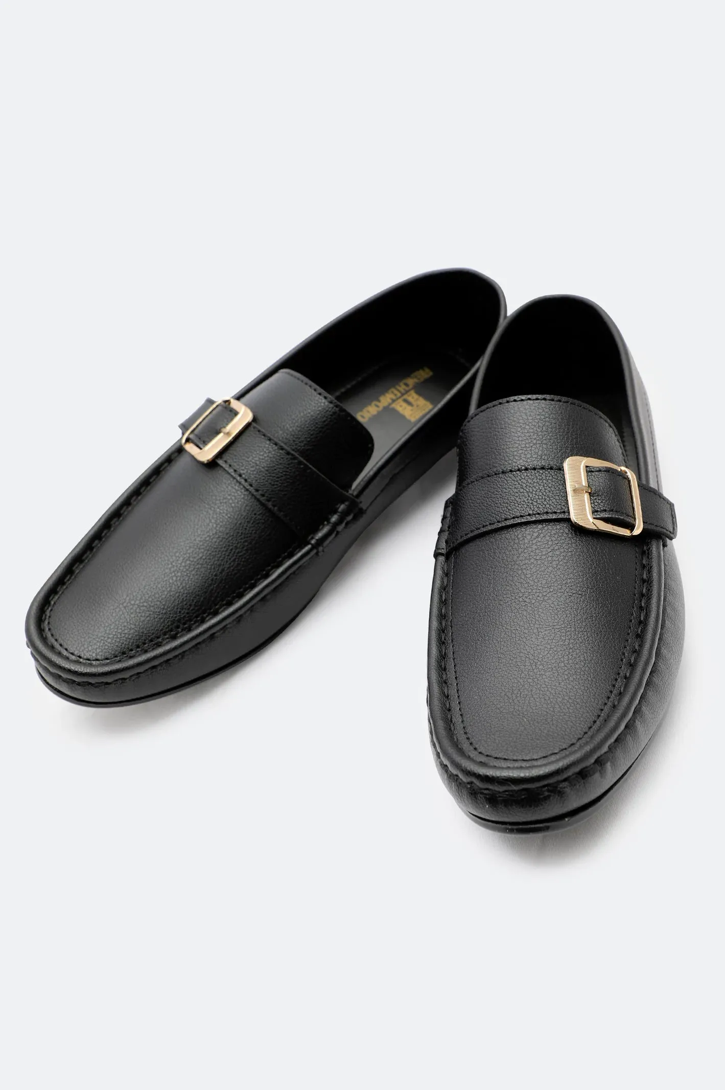 Black Casual Mocassins Shoes