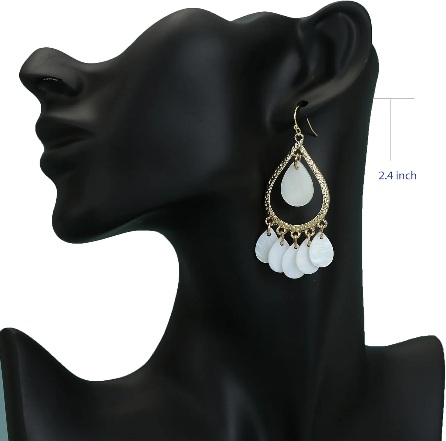 Bohemian Colorful Drop Earrings for women Dangle Teardrop Multi Beads Bohemian Chandelier Statement Earrings Unique Fashion Jewelry Gifts