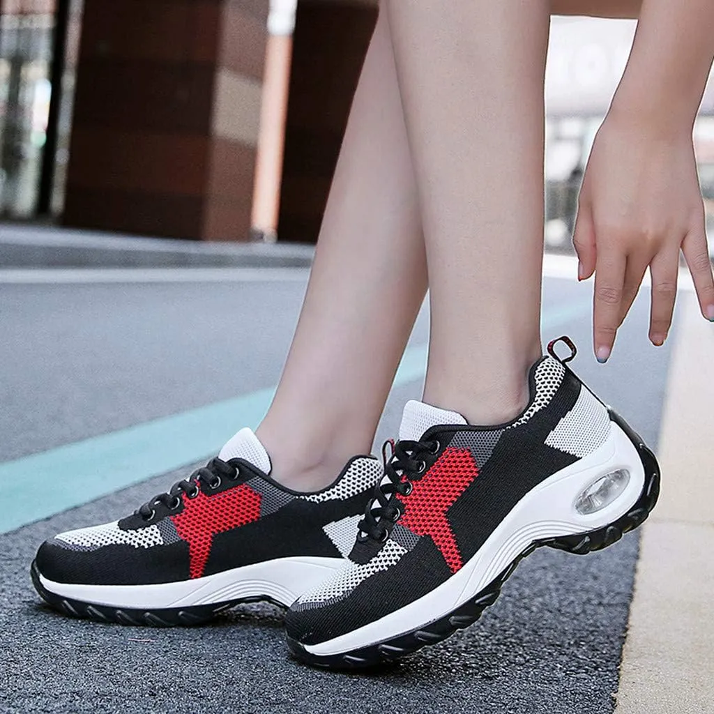 Breathable Shoes Sport Womens Solid Lightweight Fashion Slip Casual On Women's Bowling Shoes Womens