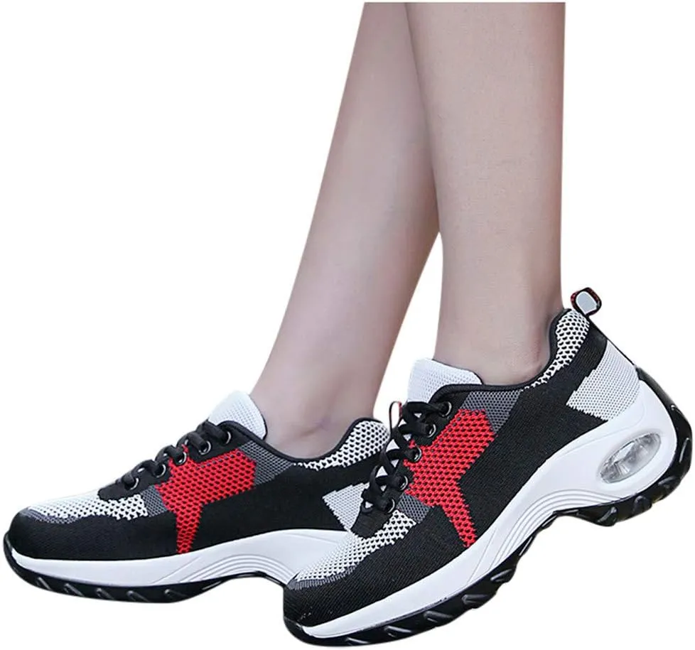 Breathable Shoes Sport Womens Solid Lightweight Fashion Slip Casual On Women's Bowling Shoes Womens