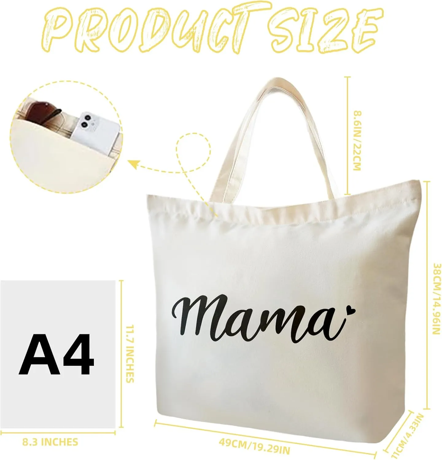 Bridal Shower Gifts For Bride To Be Tote Bag Canvas Wedding Bag With Handle Womens Mrs Bag Bridesmaid Gifts Purse