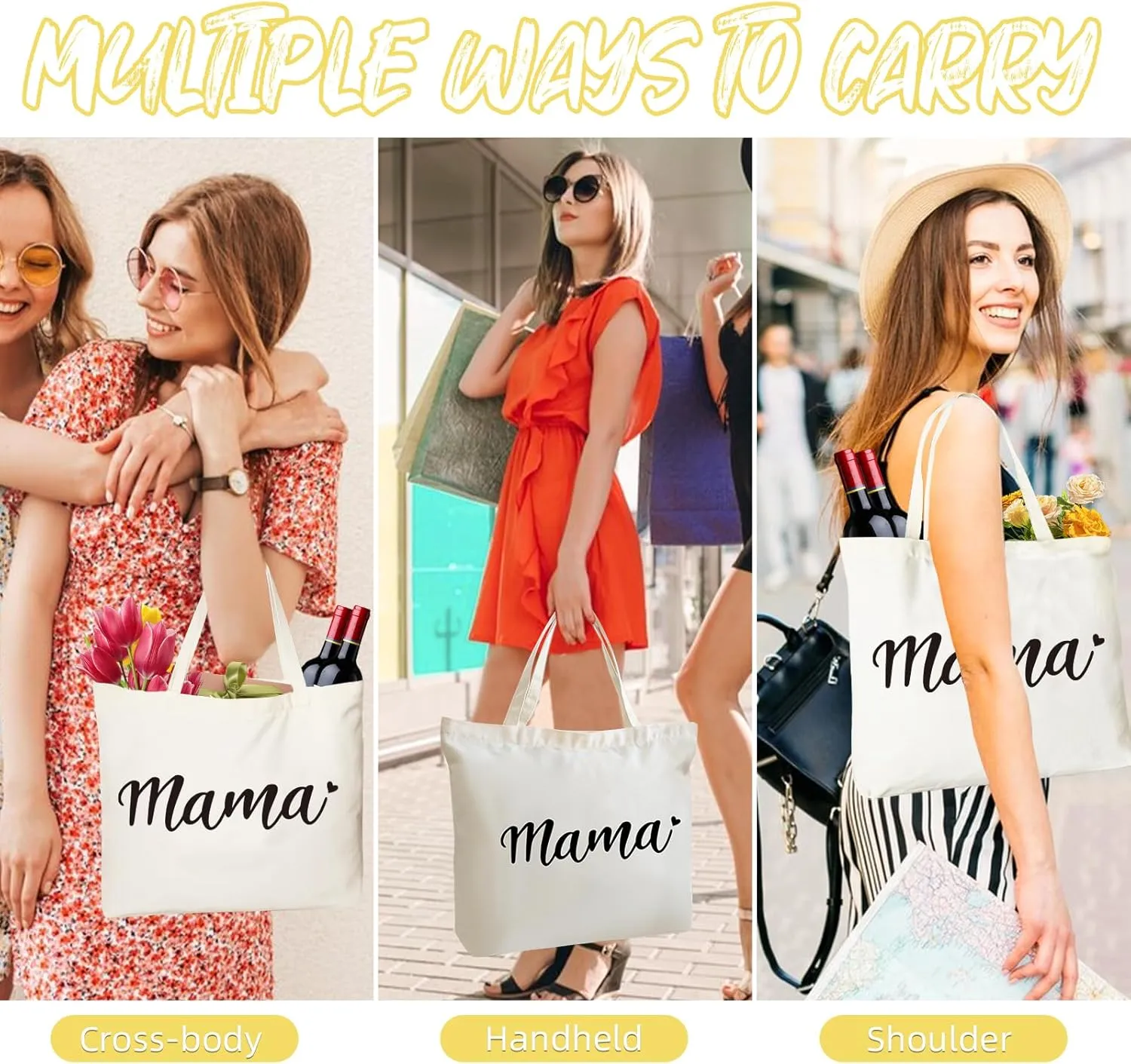 Bridal Shower Gifts For Bride To Be Tote Bag Canvas Wedding Bag With Handle Womens Mrs Bag Bridesmaid Gifts Purse