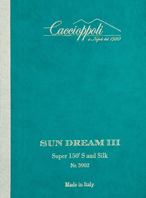Caccioppoli Sun Dream Namuti Blue Wool Silk Jacket