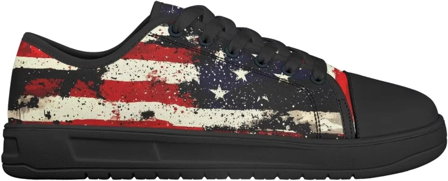 Canvas Shoes for Women Platform Sneakers Slip on Lace-up Walking Flats Outdoor Lightweight Tennis Shoe