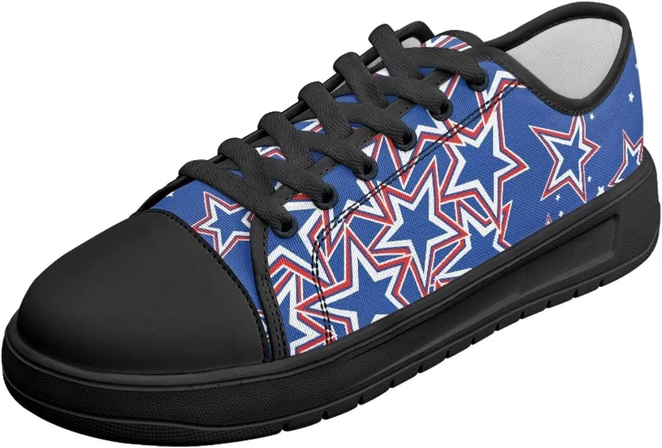 Canvas Shoes for Women Platform Sneakers Slip on Lace-up Walking Flats Outdoor Lightweight Tennis Shoe