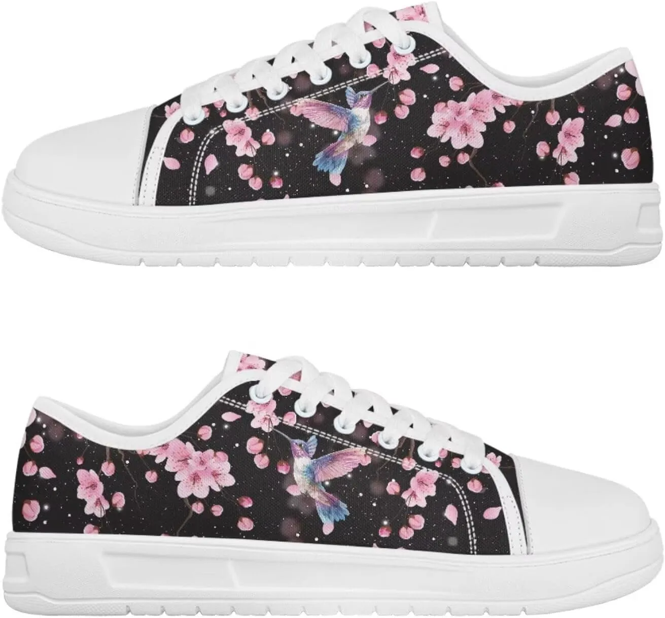 Canvas Slip on Shoes for Women Trendy Low Top Barefoot Sneakers Lace Up Design Walking Flats