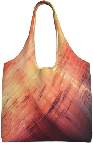 Canvas Tote Bag for Women Shoulder Tote Purse Reusable Grocery Bag Abstract Art Aesthetic Shopping Bags