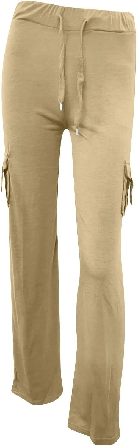 Cargo Pants Women Wide Leg Yoga Pants Multiple Pockets Cargo Pants Workout Athletic Pants Baggy Y2k Pants Plus Size