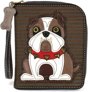 CHALA Pal Zipper Wallet Collection (Bulldog)