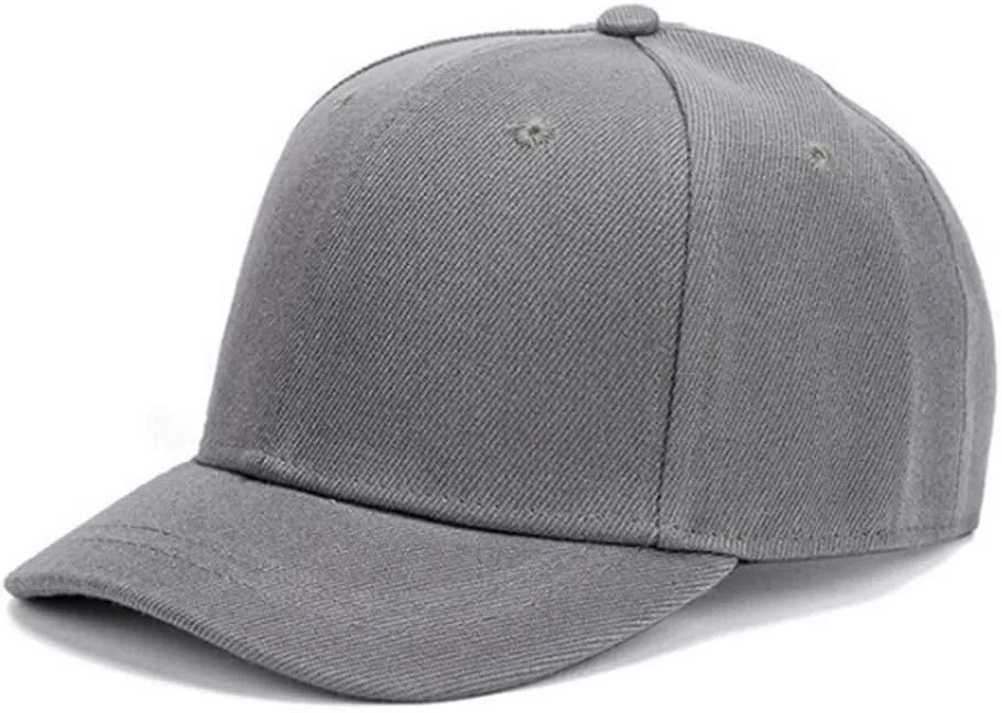 CLAPE Short Brim Baseball Cap, Fashion Cotton Anti Sweat Sunscreen Trucker Hats Short Bill Hats for Men