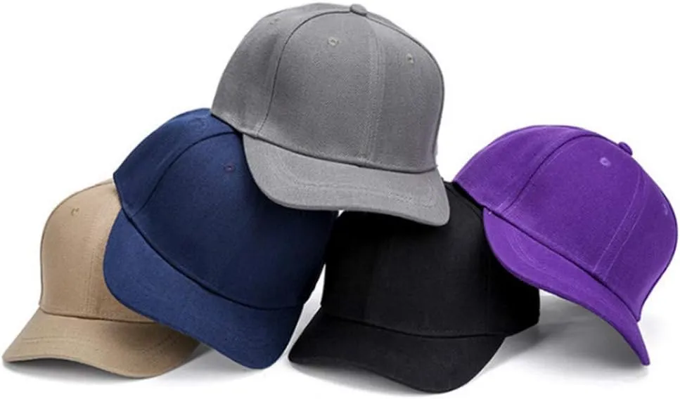 CLAPE Short Brim Baseball Cap, Fashion Cotton Anti Sweat Sunscreen Trucker Hats Short Bill Hats for Men
