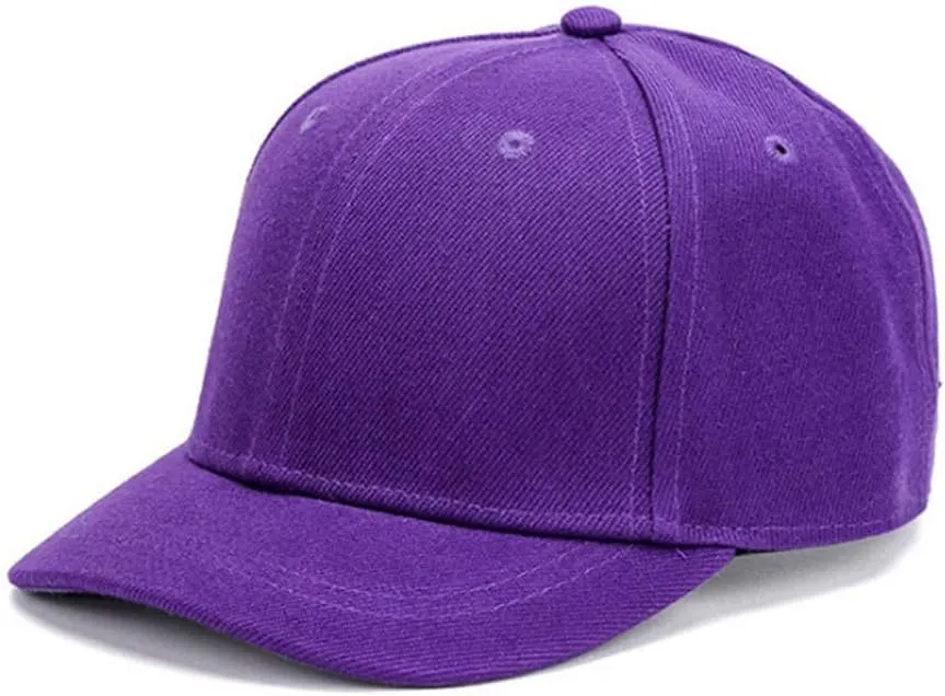 CLAPE Short Brim Baseball Cap, Fashion Cotton Anti Sweat Sunscreen Trucker Hats Short Bill Hats for Men