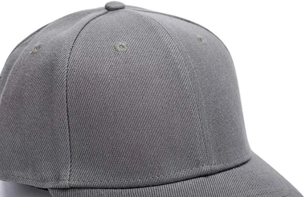 CLAPE Short Brim Baseball Cap, Fashion Cotton Anti Sweat Sunscreen Trucker Hats Short Bill Hats for Men