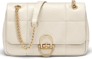 Cnoles Crossbody Bags for Women Fashion Leather Shoulder Bag with Chain Strap Trendy Clutch Purse Satchel Purse Handbag