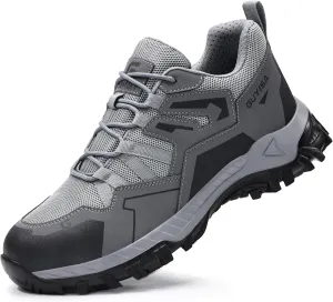 Composite Toe Shoes for Men Non Slip Safety Work Shoes Industrial Steel Toe Sneakers for Men.