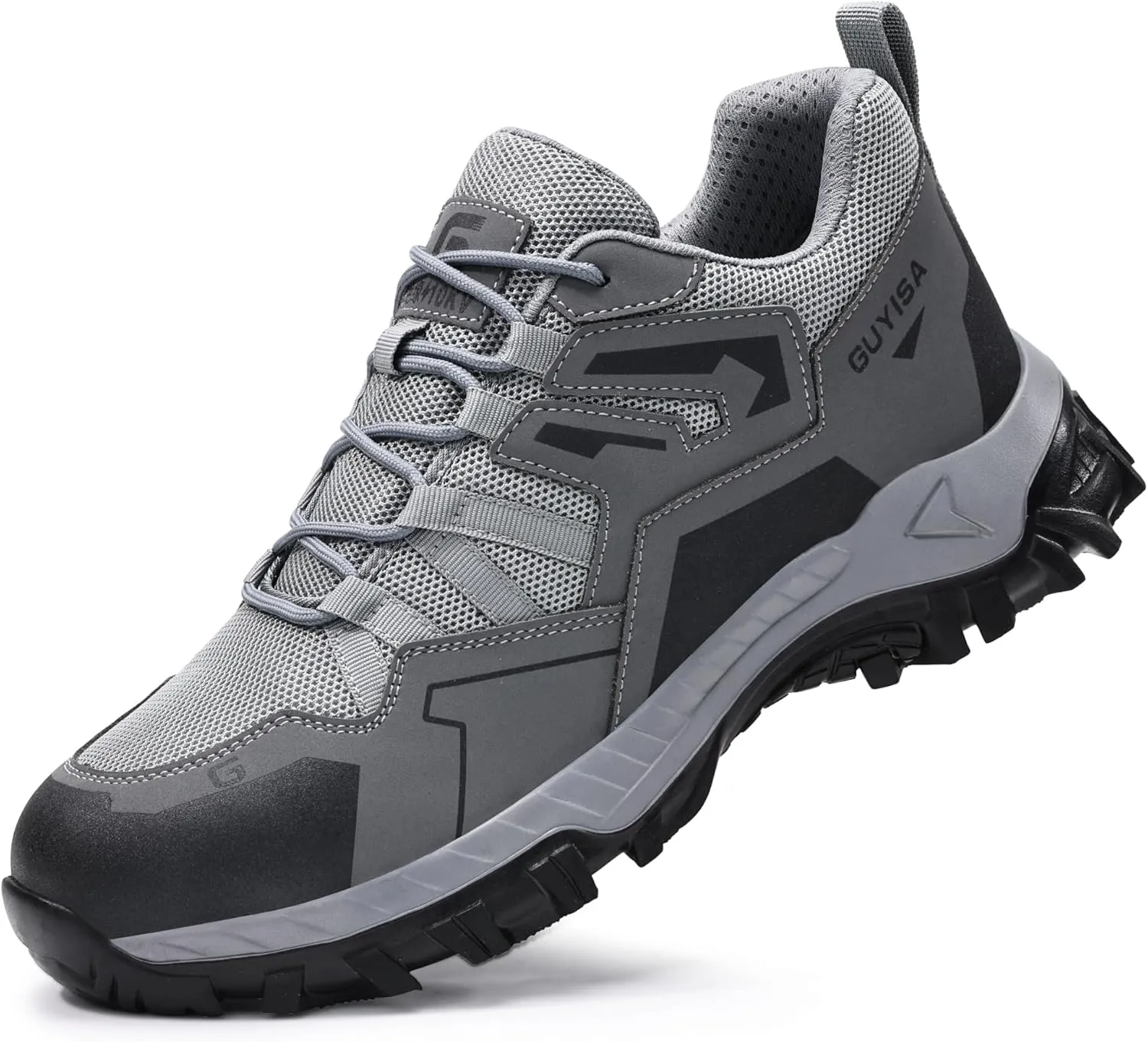 Composite Toe Shoes for Men Non Slip Safety Work Shoes Industrial Steel Toe Sneakers for Men.