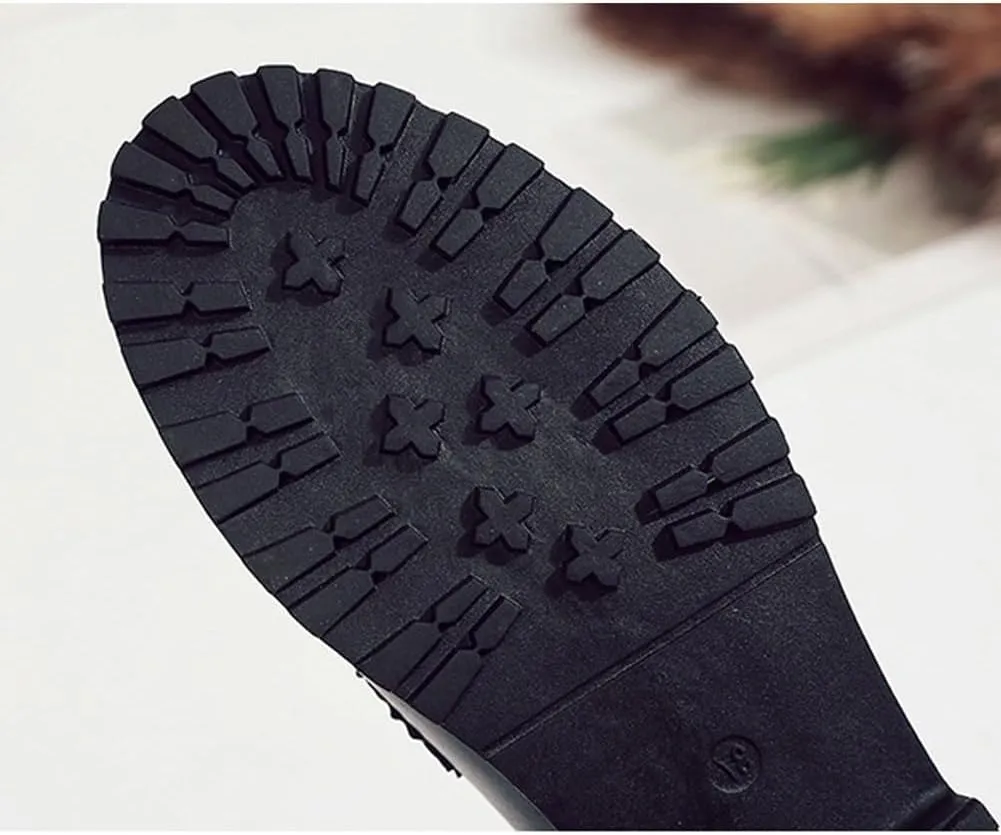 Cosplay Shoes JK Uniform Shoes Women Anime Cosplay Shoes Black Brown Leather Shoes Halloween