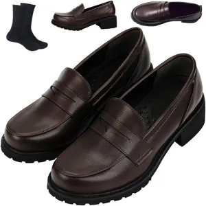 Cosplay Shoes JK Uniform Shoes Women Anime Cosplay Shoes Black Brown Leather Shoes Halloween