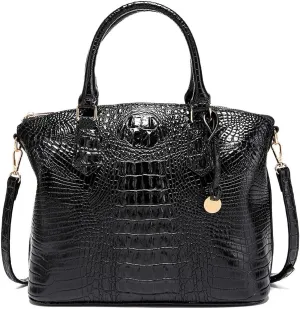 Crocodile Leather Top Handle Bag Fashion Tote Hobo Handbags Crossbody Satchel Bags for Women Shoulder Bag Purse Style 13#