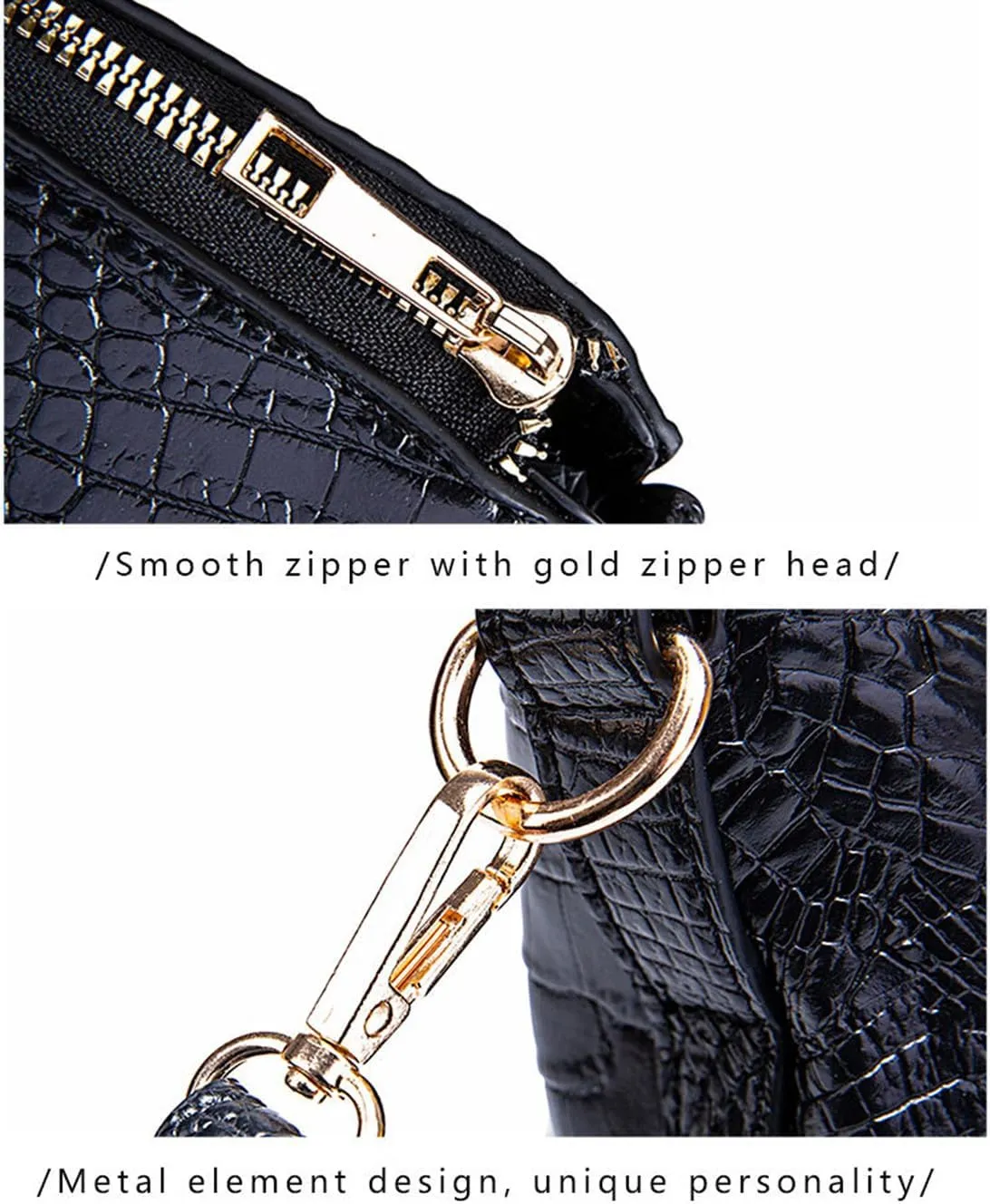 Crocodile Leather Top Handle Bag Fashion Tote Hobo Handbags Crossbody Satchel Bags for Women Shoulder Bag Purse Style 13#
