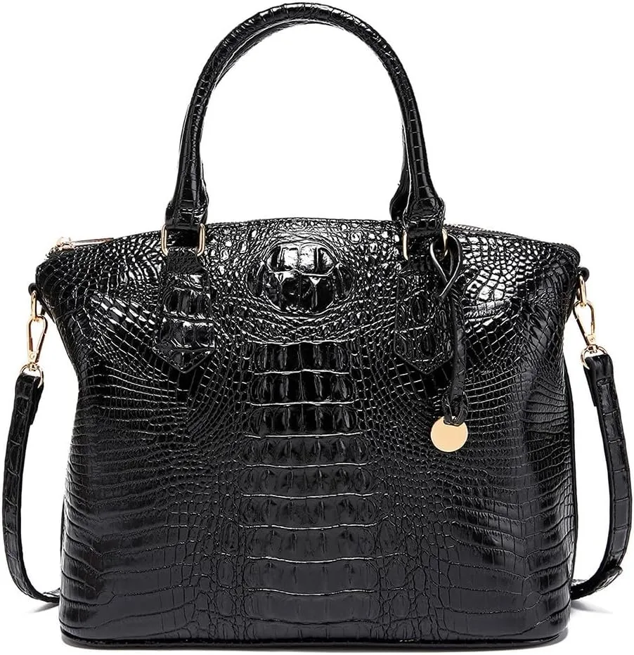 Crocodile Leather Top Handle Bag Fashion Tote Hobo Handbags Crossbody Satchel Bags for Women Shoulder Bag Purse Style 13#