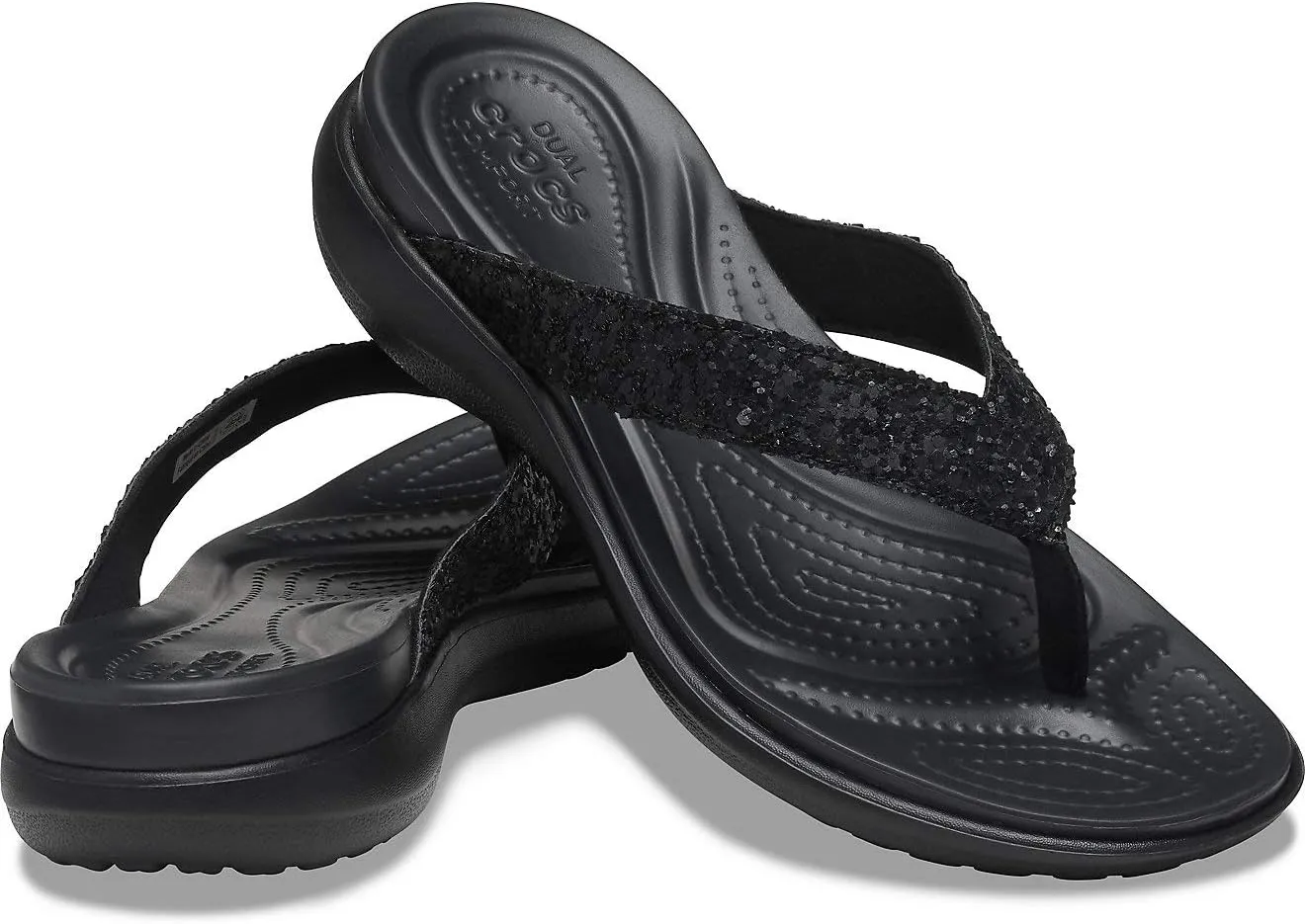 Crocs Women's Capri V Glitter Flip Flop