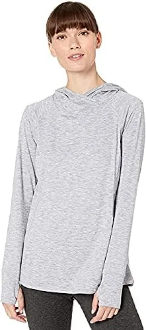 Danskin Women's Crossover Neck Pullover Hoodie